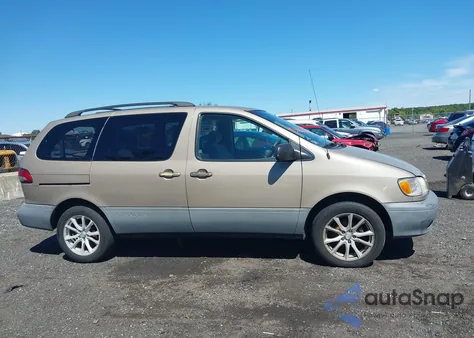 2001 Toyota Sienna Le из США, поврежденный, VIN 4T3ZF13C01U370198